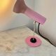 Vintage Varialux 3141 Pink Wall Table Adjustable Lamp, Industrial, GDR, 80s