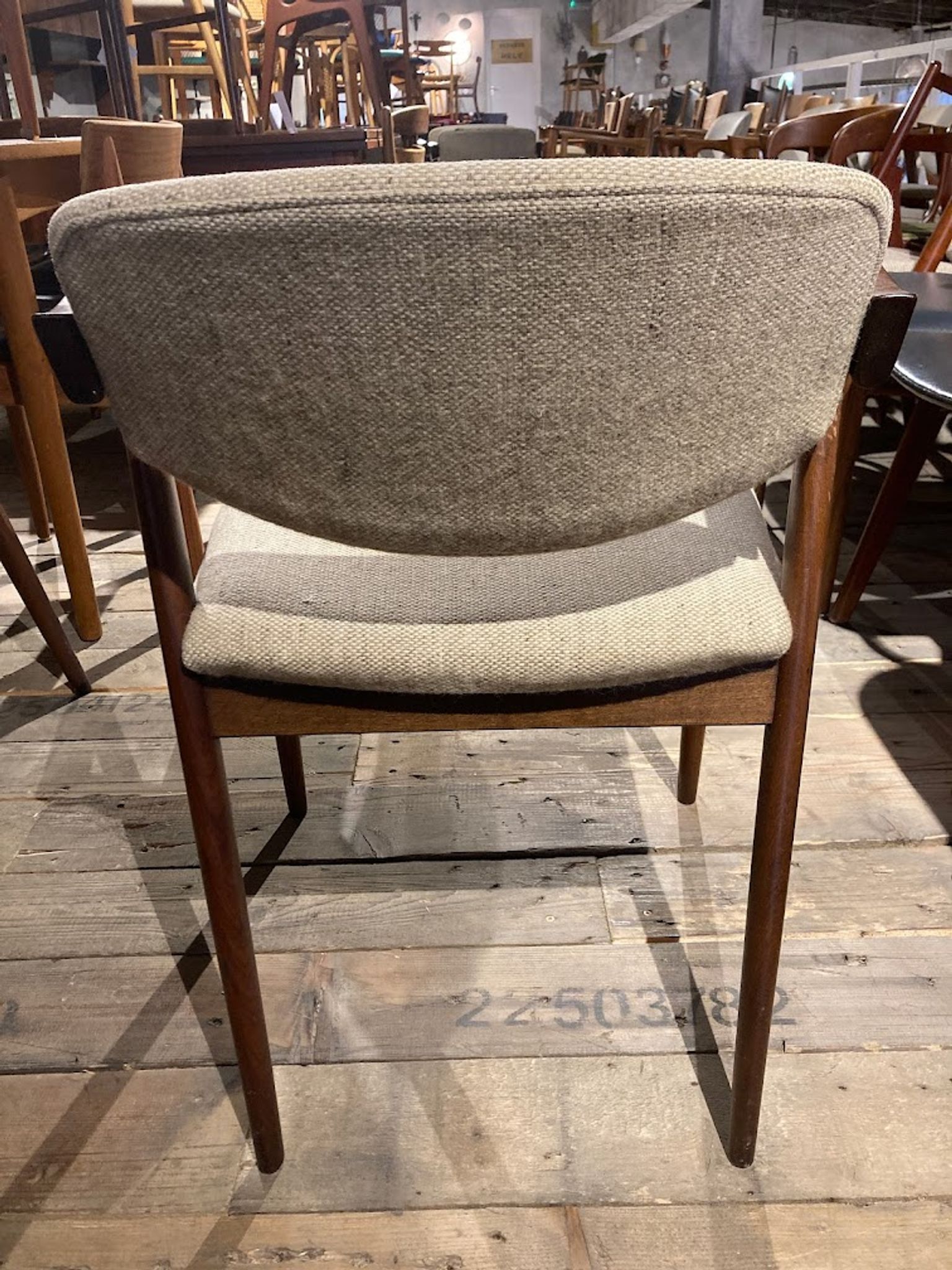 Chaises de salle à manger en teck modèle 42 de Kai Kristiansen pour Schou Andersen