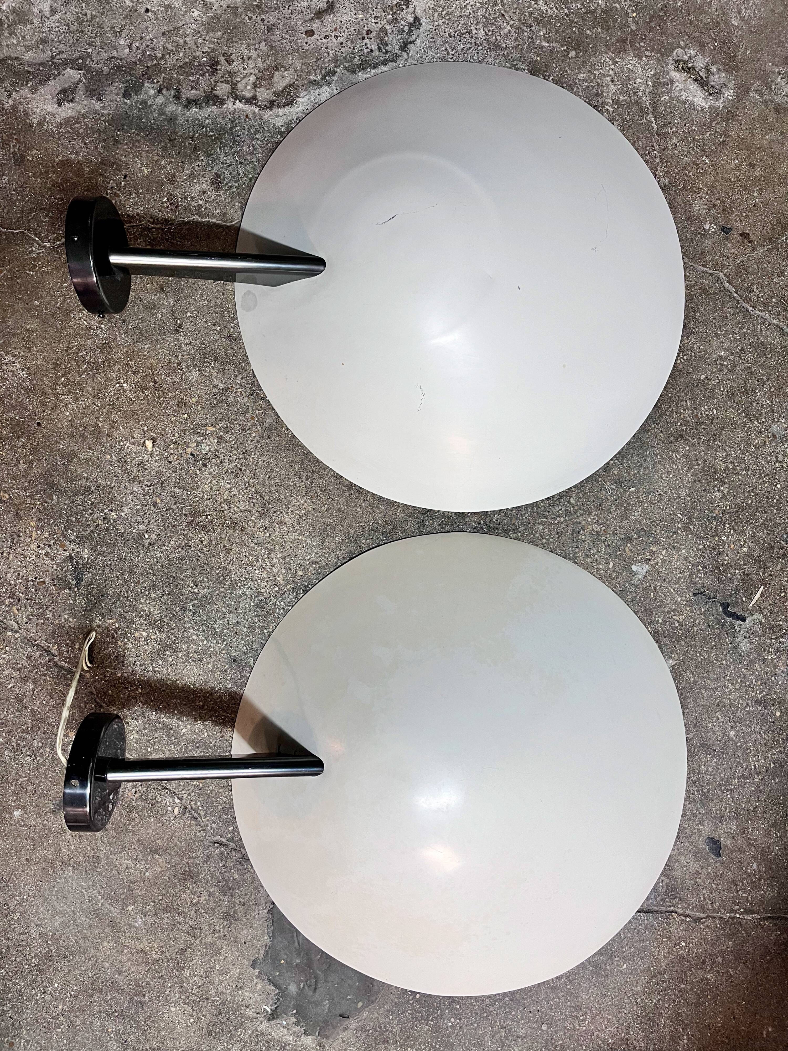 Pair of wall lamps by Guiseppe Ostuni, O-luce Edition, 1950s