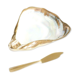 Ceramic "oyster" butter, 1960s