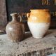 Small very old glazed jug