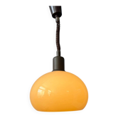 Vintage beige mushroom acrylic glass pendant lamp