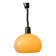 Suspension vintage en verre acrylique champignon beige