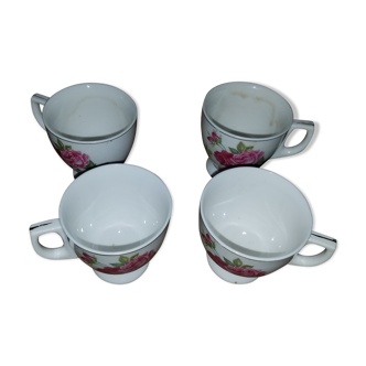 Set of 4 coffee cups