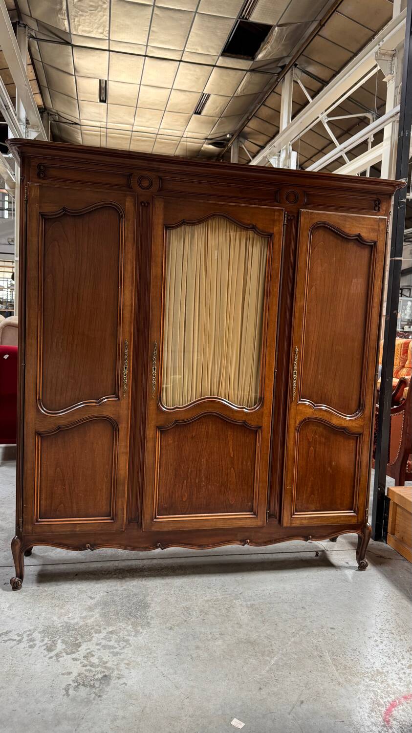 3-piece cherry wood bookcase, LXV style