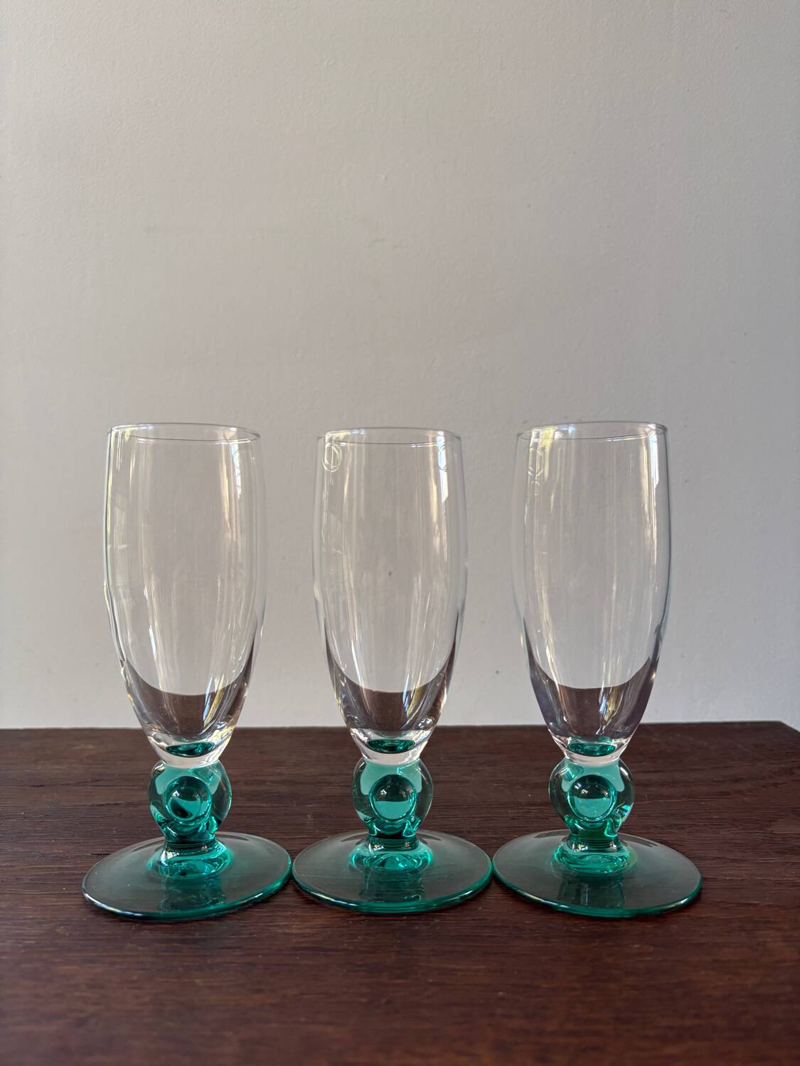 Lot de 3 flûtes champagne Luminarc modèle Molière coloris Saphir