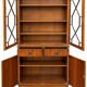 19th-century vintage English display cabinet