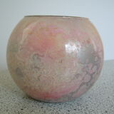 Vase boule en verre laqué Jean-Noël Bouillet