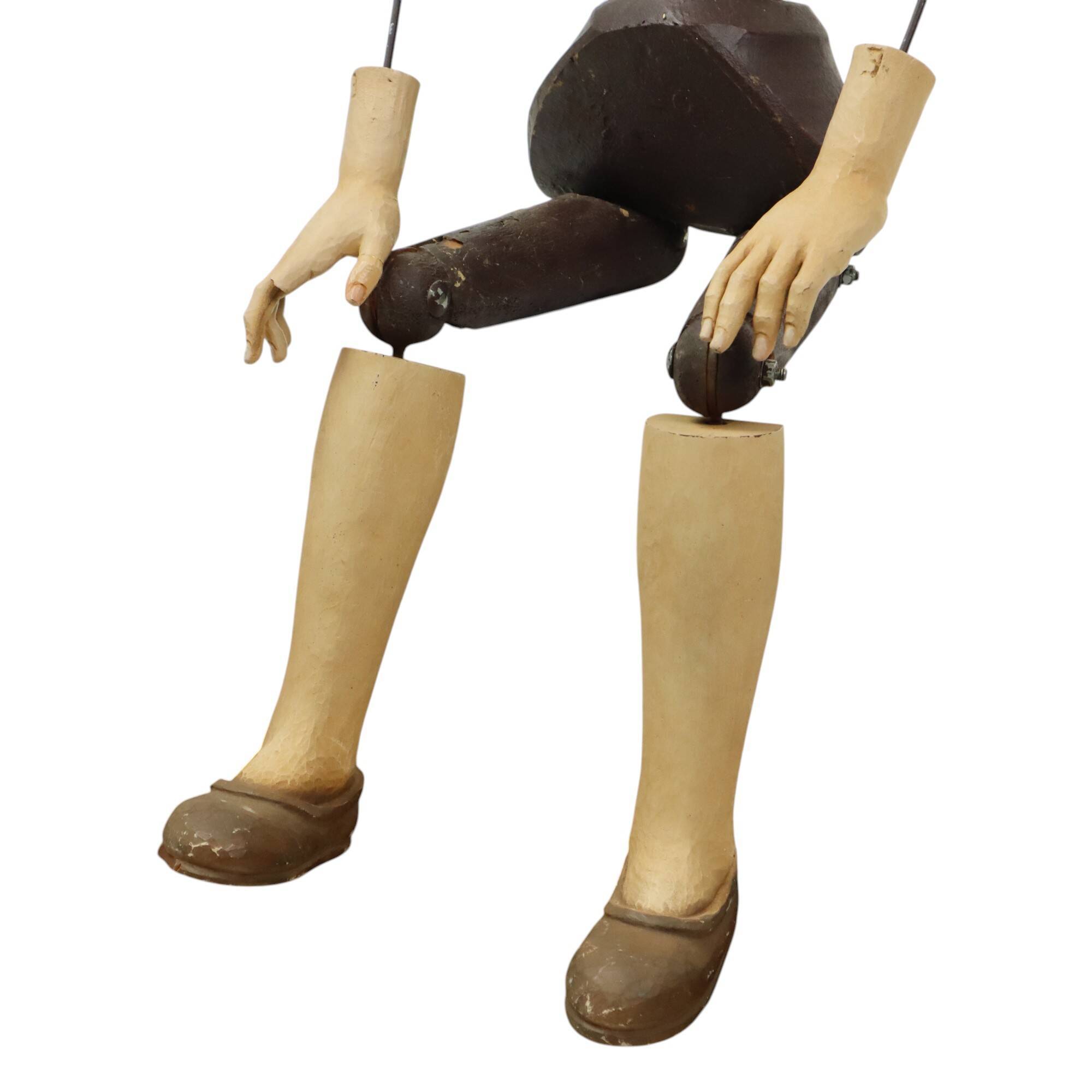 Large Vintage Santos Pop Lay Figure Mannequin 20th Century