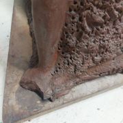 Terracotta sculpture of a female nude by Alberto Sparapani, signed.