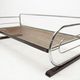 Chrome bauhaus sofa by Hynek Gottwald bohemia 1930s