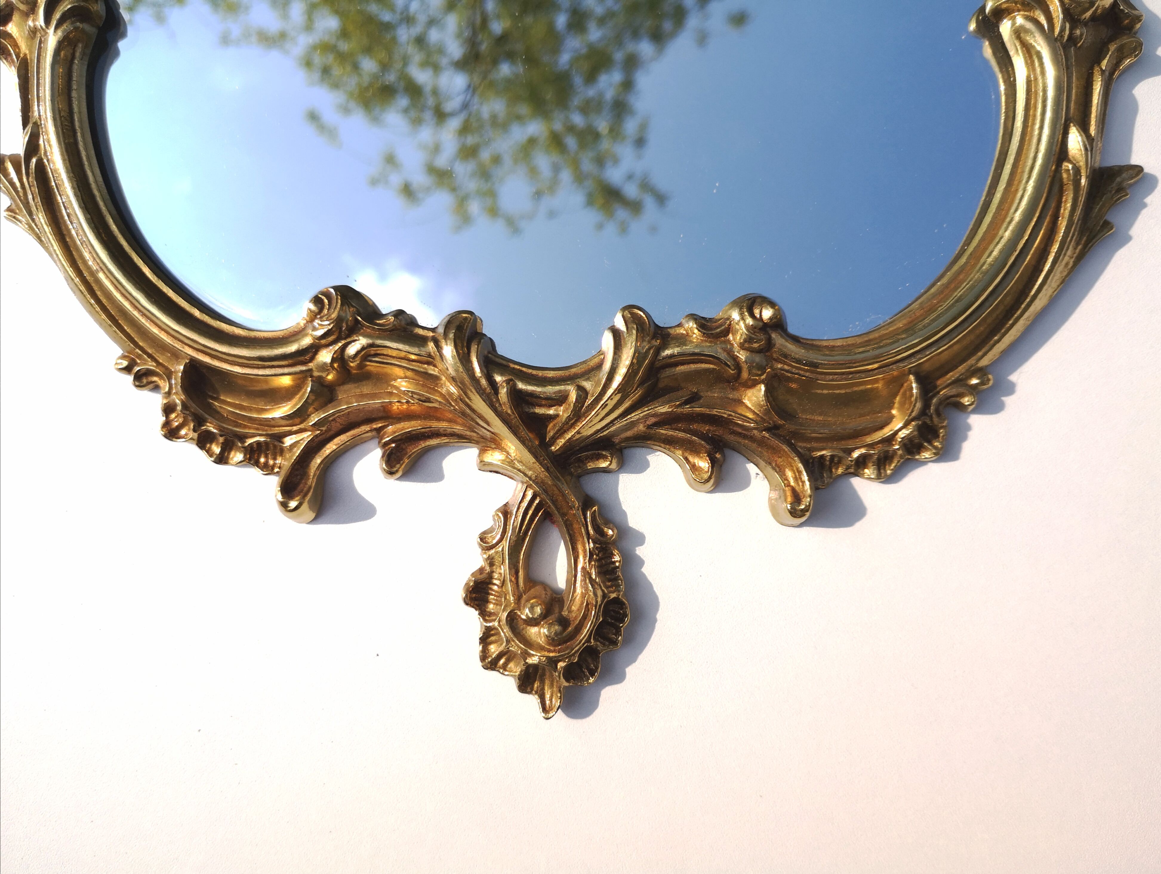 Golden bronze mirror- Louis XV style