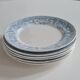 Set of 6 iron earthenware plates