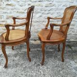 Louis xv style canne chairs