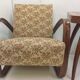 Fauteuils Halabala H 269 et table araignée, Tchécoslovaquie