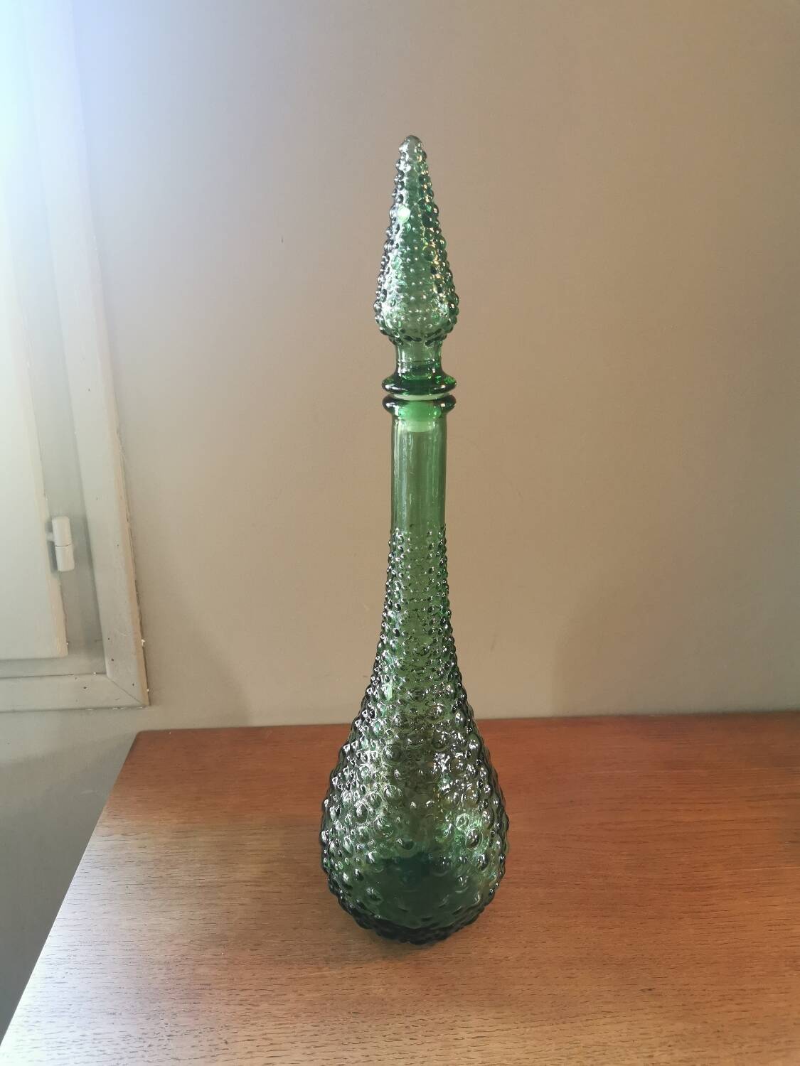 Small vintage bubble carafe