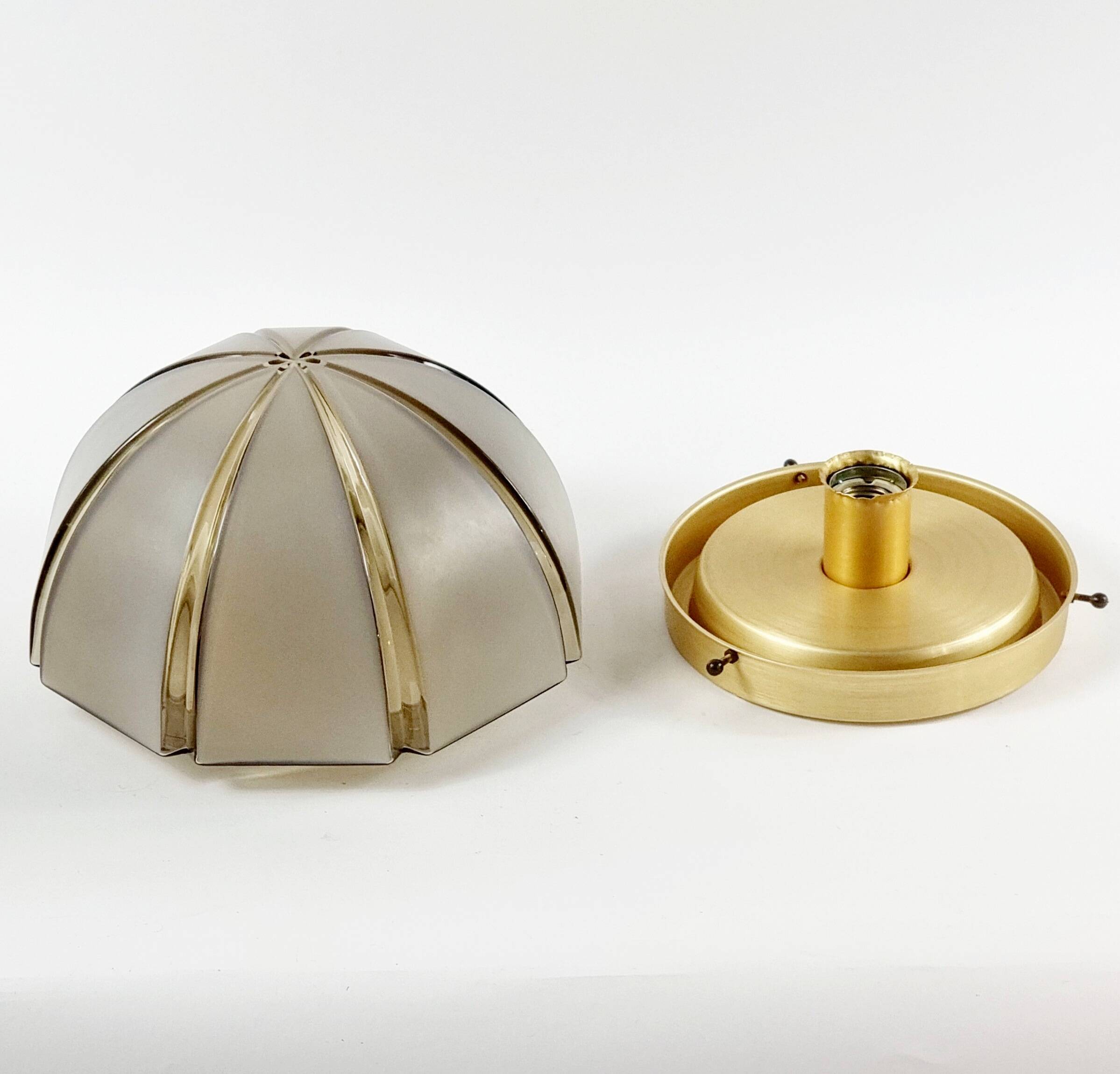 Dome Shaped Ceiling Light from Peill & Putzler, Germany, 1970s