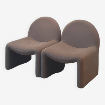 Pair of ARFA designer armchairs