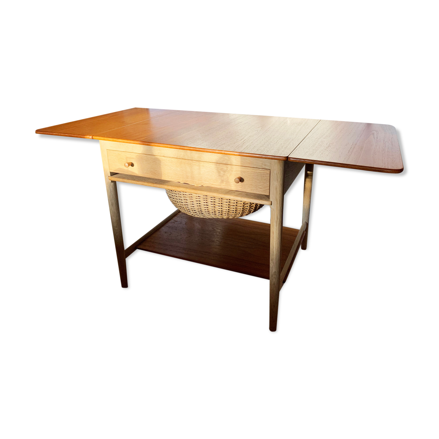 Danish design sewing table Hans Wegner edition Andréas Tuck 1950