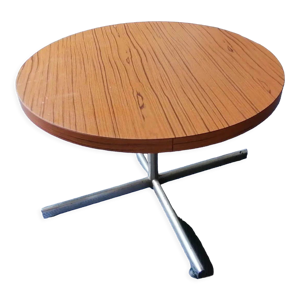 Table basse acier et
