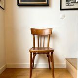 Bistro chair in light wood