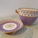 cache pot and its porcelain saucer