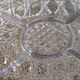 Crystal aperitif plate