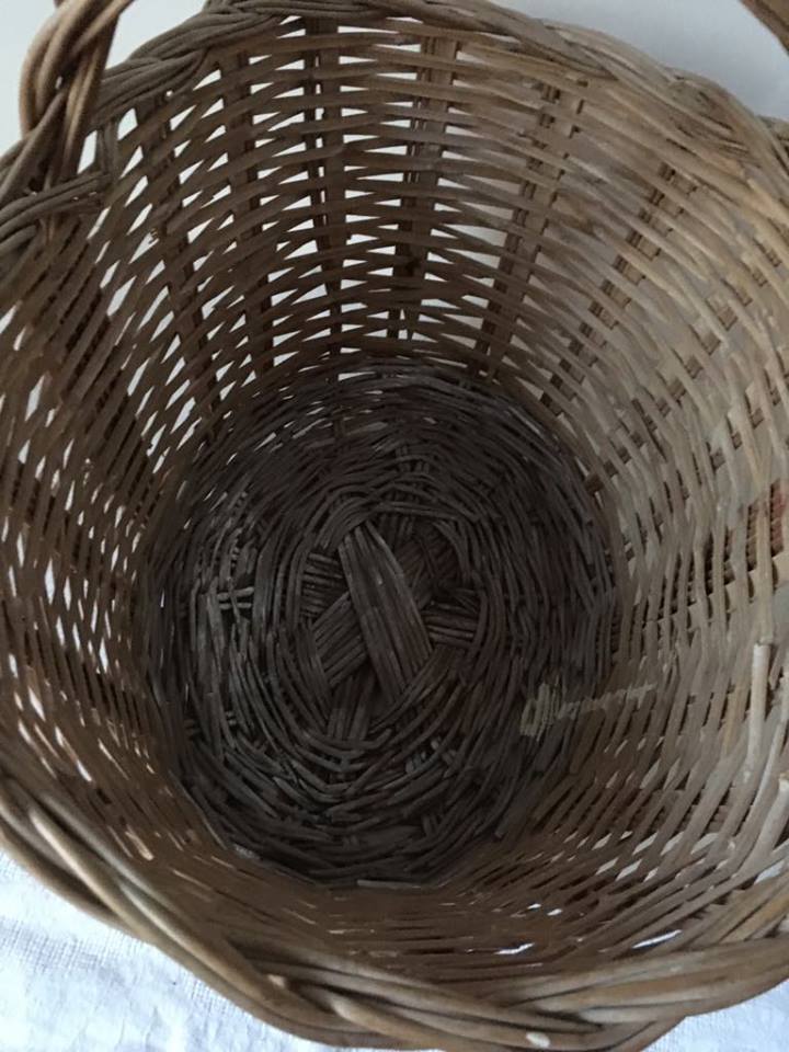 Big woven wicker basket