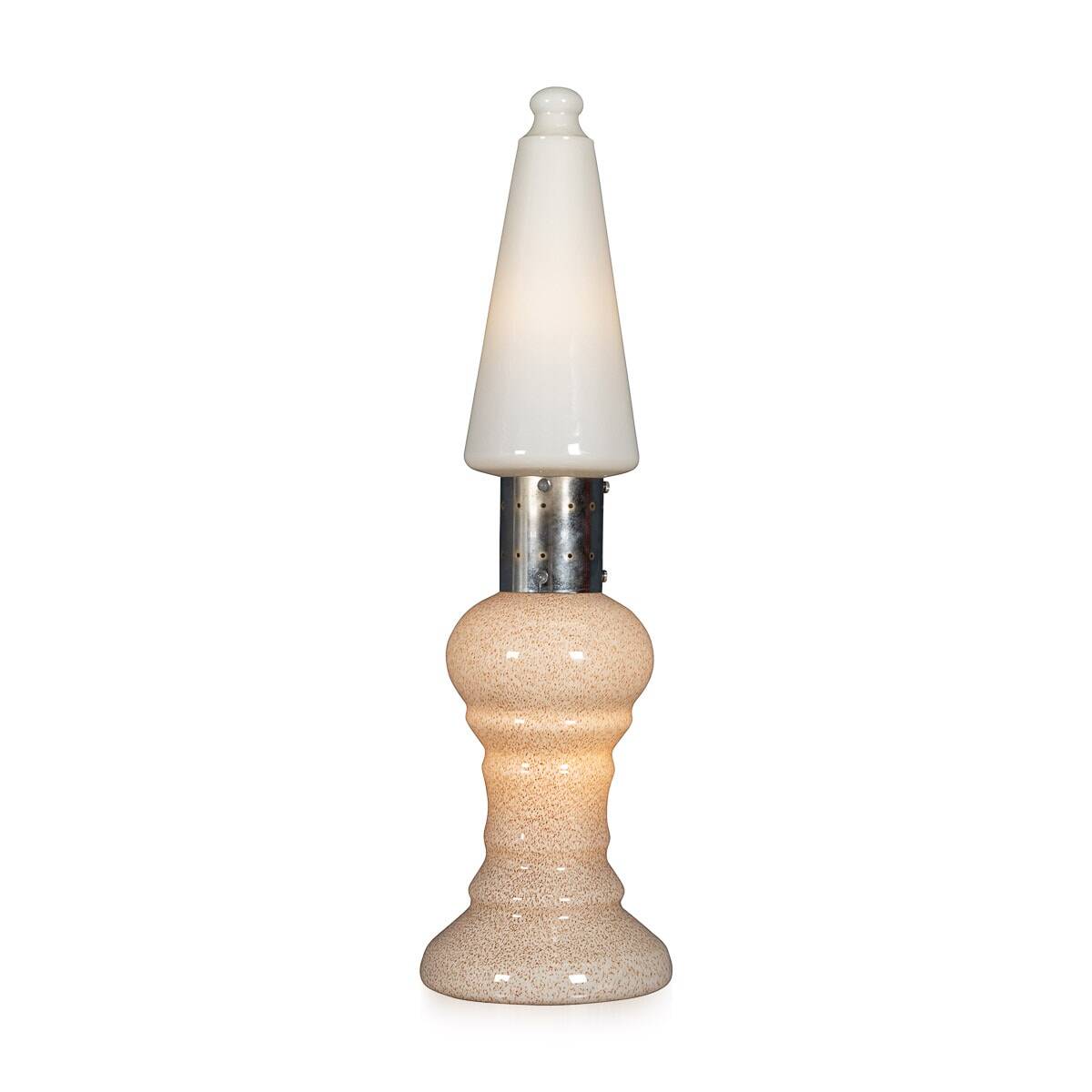 Vintage italian birillo table lamp by carlo nason for mazzega, murano c1970