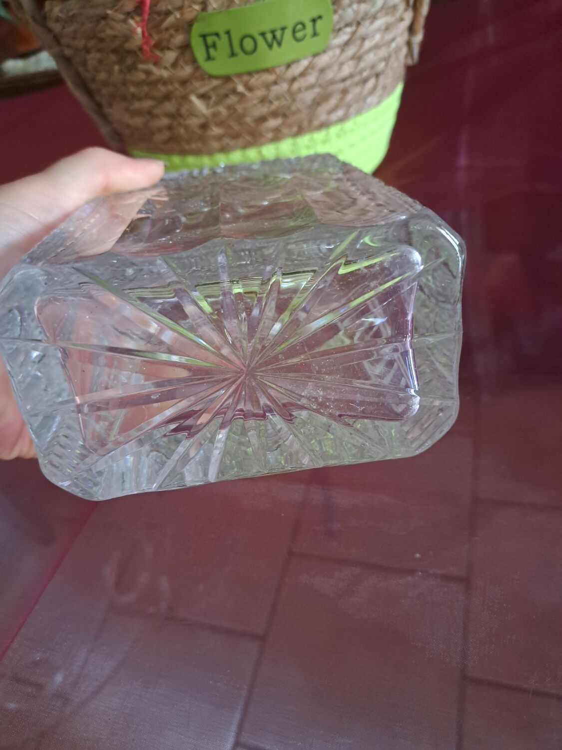 Carafe en cristal