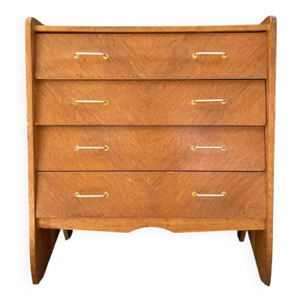 Scandinavian wooden chest of drawers