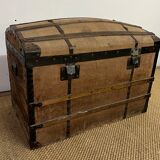 Antique wooden trunk