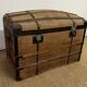 Antique wooden trunk
