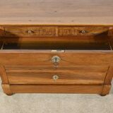 Walnut Writing Commode, Restoration Period – 1st Part 19th