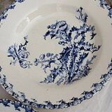 6 deep plates from Gien Chardon series