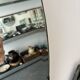 Bevelled mirror in Art Deco style