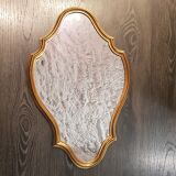 Golden whipped mirror 38x60cm