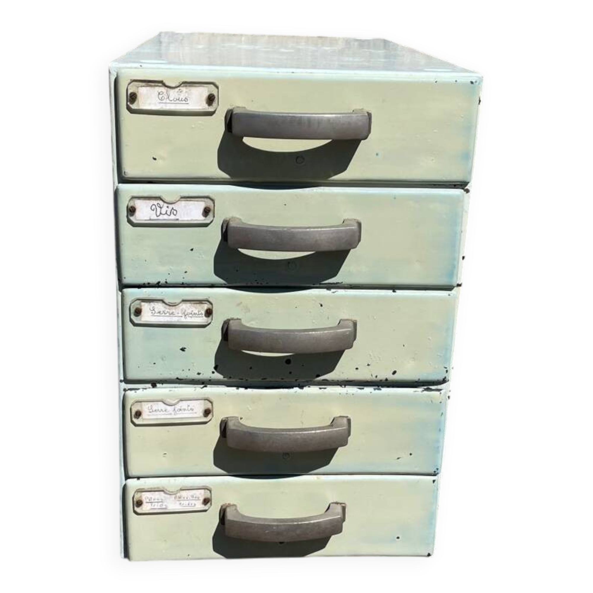 Vintage Metal Drawer Unit