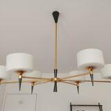 Chandelier 1950 modernist design arlus lunel