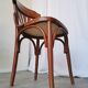 Vintage Bentwood Dining Chair: Thonet Style Fan Backrest, 1970s Irish Pub