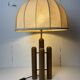 Midcentury organic sculptural architectural mushroom table lamp by Temde