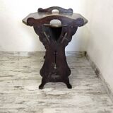 Antique table with a system