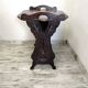 Antique table with a system