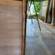 Restored antique gilded mirror – large format