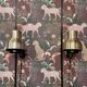 PAIR OF MODULAR SCANDINAVIAN DESIGN WALL LIGHTS.