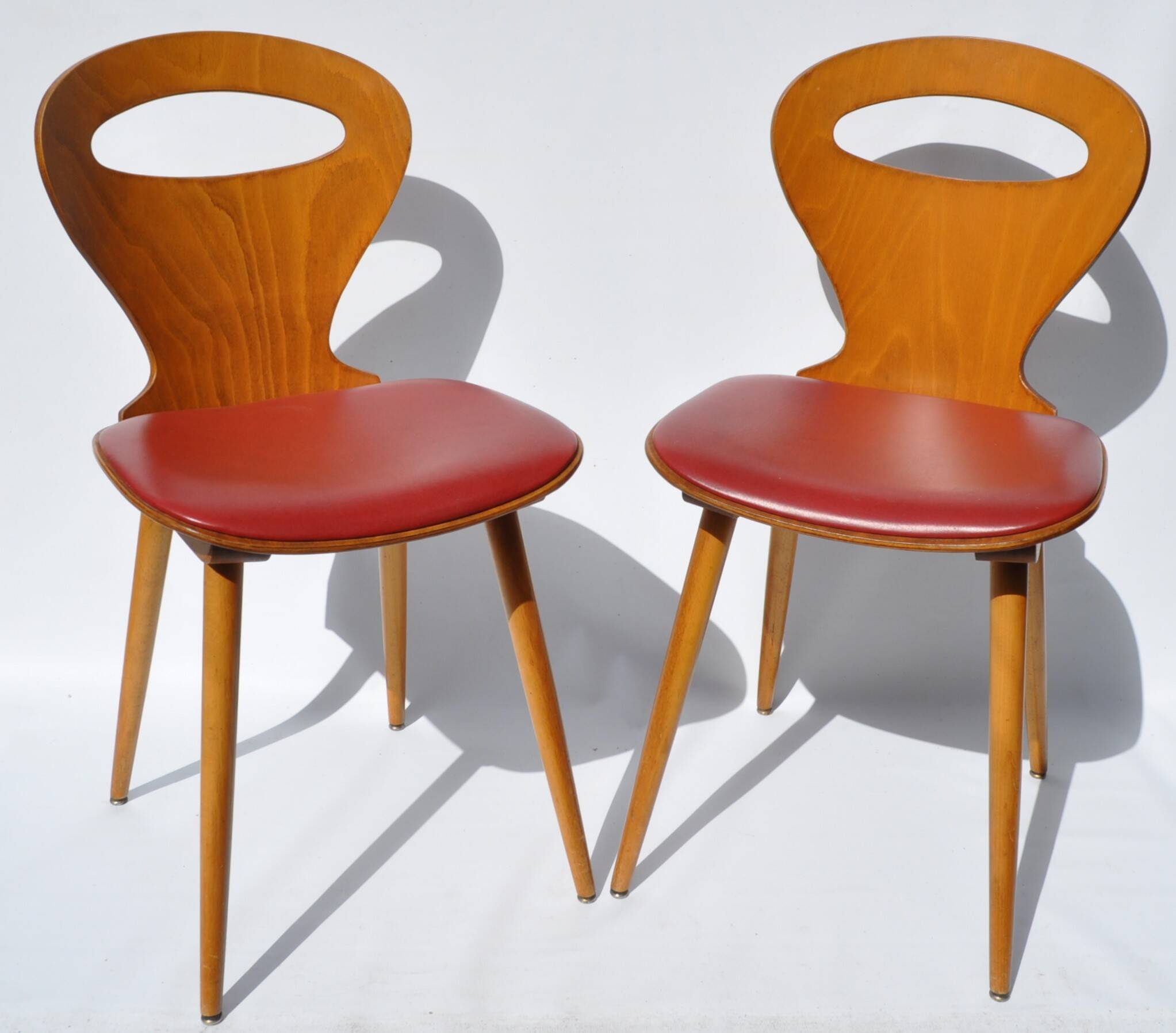 Pair of Baumann Chairs, Ant model - Vintage 1950s