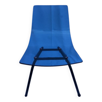 Chaise en verre sécurit Saint Gobain 1950