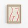 Female figure giclee art print, 50x70cm