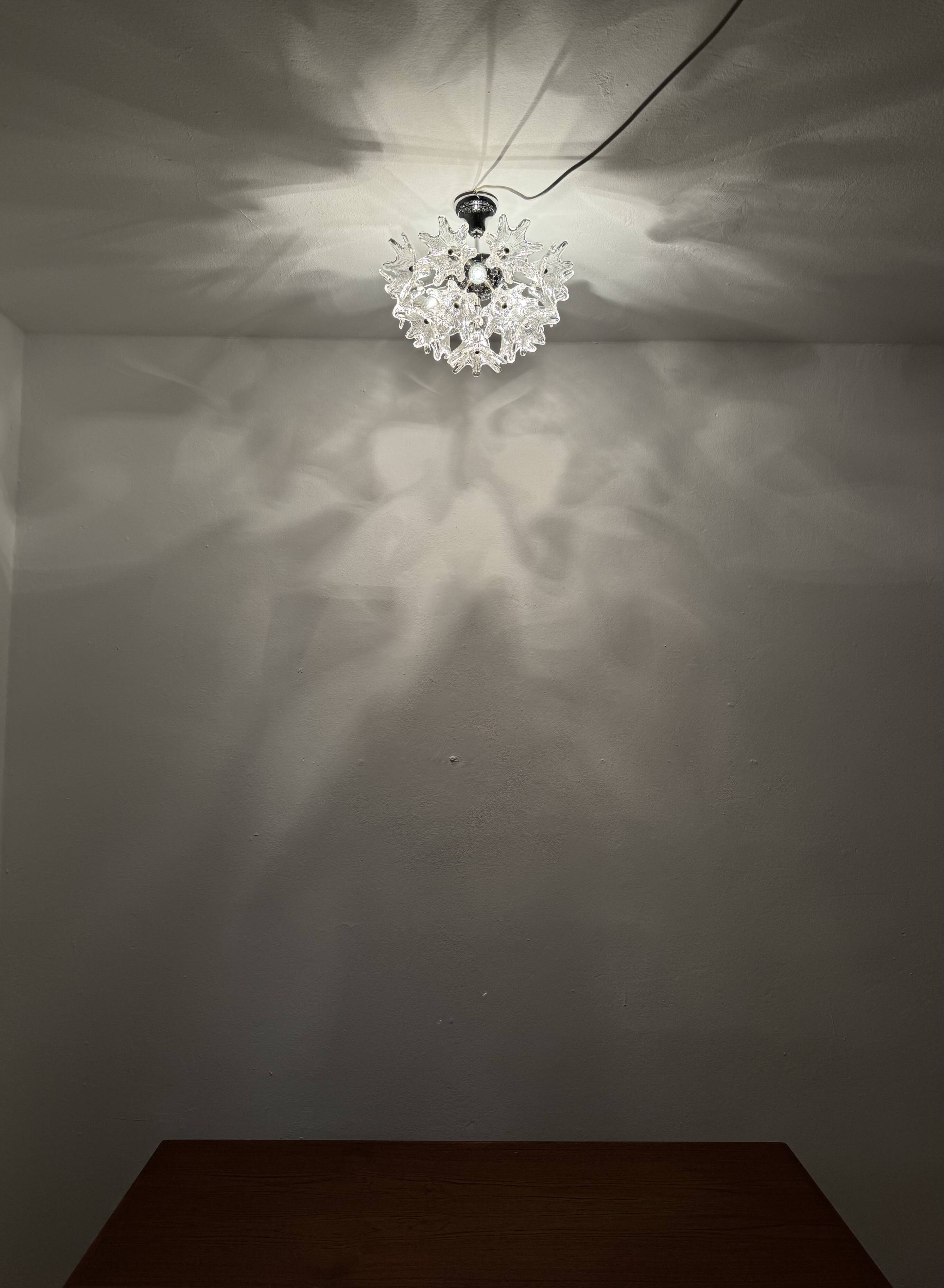 Lustre en verre de Murano par Paolo Venini pour VeArt