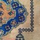 Tapis tribal vintage en laine, turc en détresse, 335x81 cm